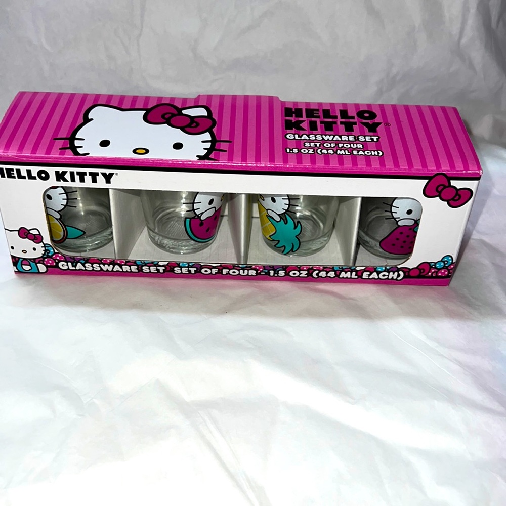 Hello kitty Glass shots